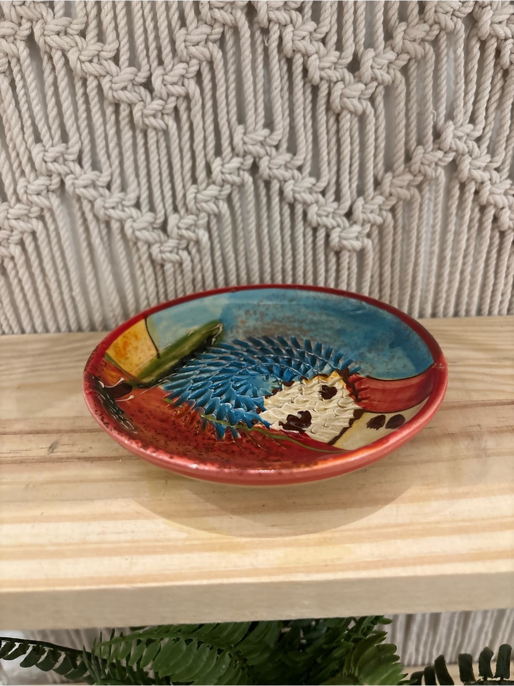 Spanish ceramic grater plate - Picture 3 of 3